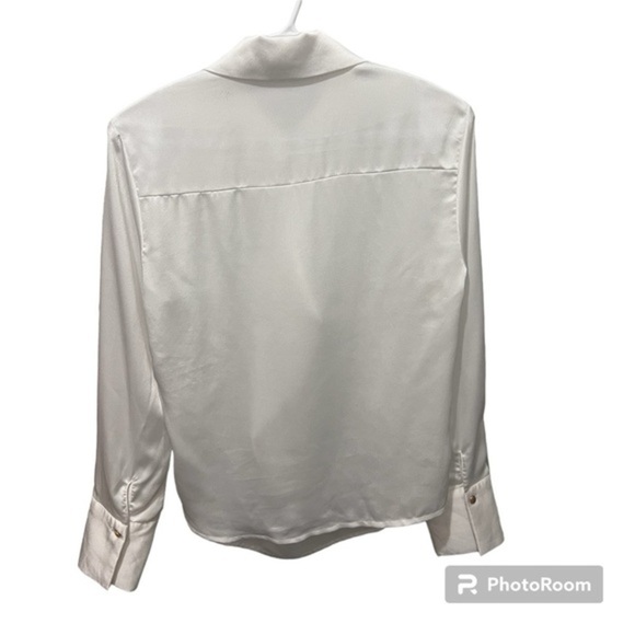 Mango Suit Blouse White S - Picture 2 of 5